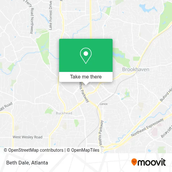 Beth Dale map
