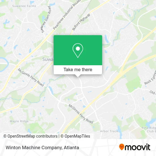 Winton Machine Company map