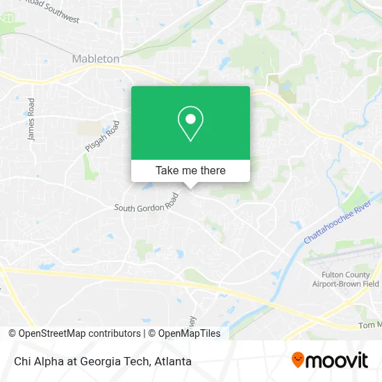 Chi Alpha at Georgia Tech map