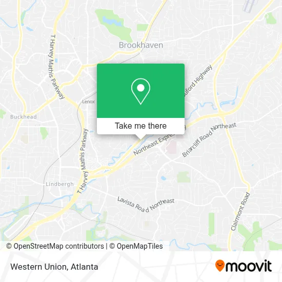 Western Union map