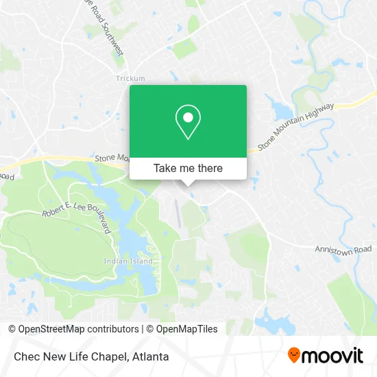Chec New Life Chapel map