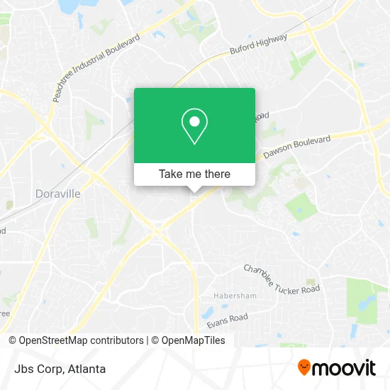 Jbs Corp map