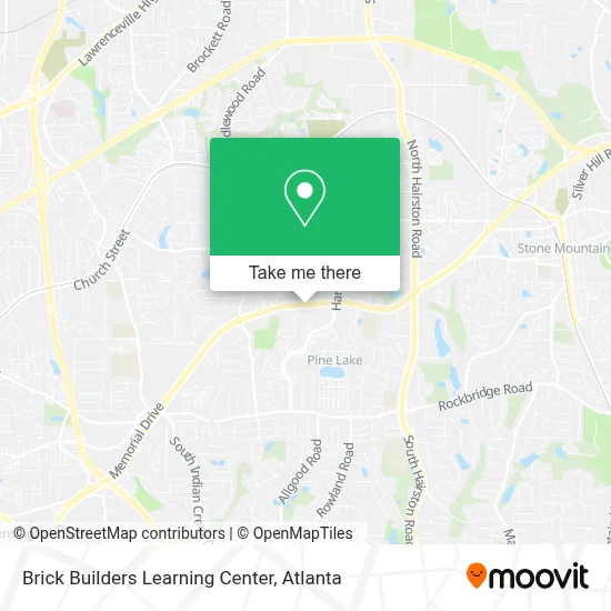 Brick Builders Learning Center map