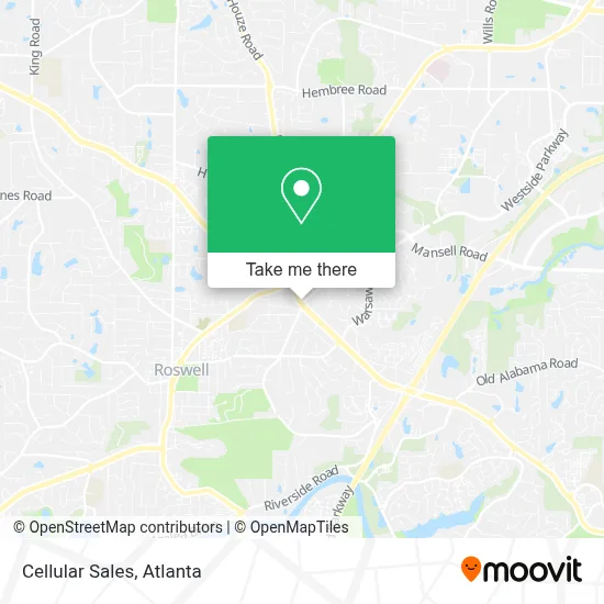 Cellular Sales map