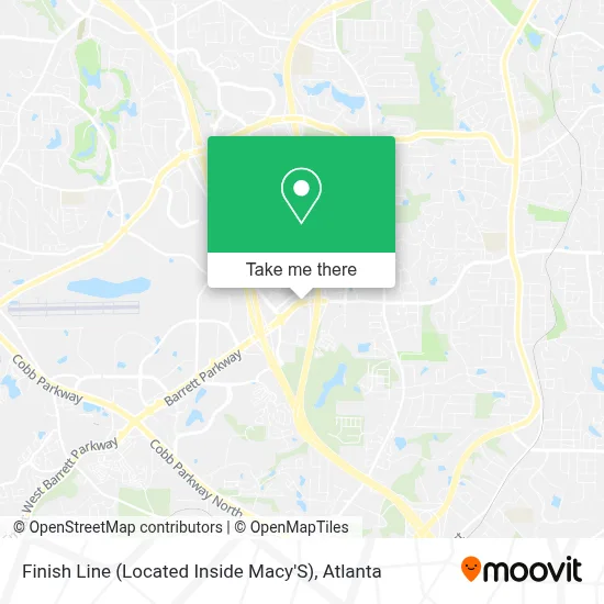 Finish Line (Located Inside Macy'S) map
