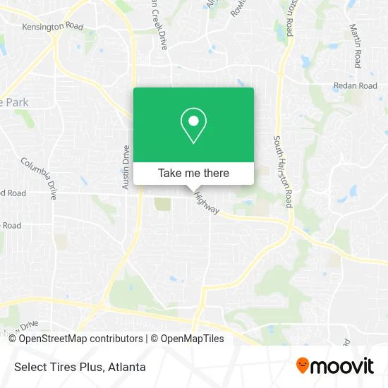 Select Tires Plus map