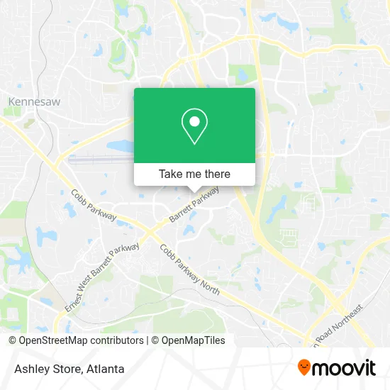 Ashley Store map