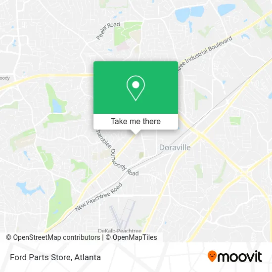Ford Parts Store map