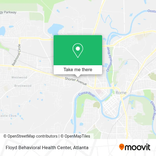 Floyd Behavioral Health Center map