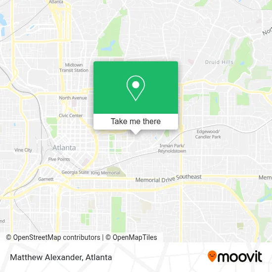 Matthew Alexander map
