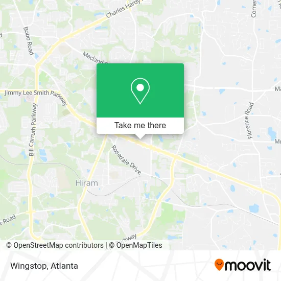 Wingstop map