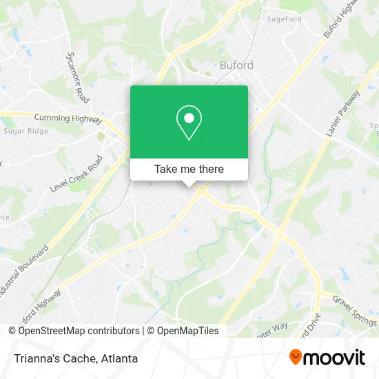 Trianna's Cache map