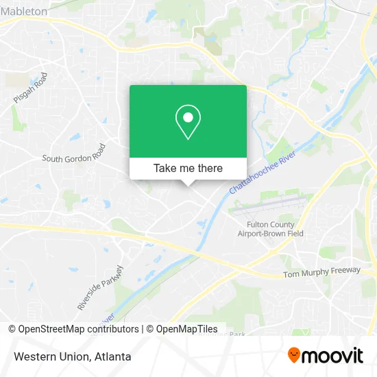 Western Union map