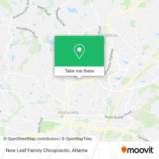 New Leaf Family Chiropractic map
