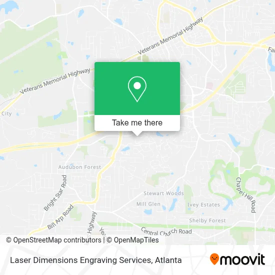 Laser Dimensions Engraving Services map