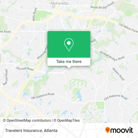 Travelers Insurance map