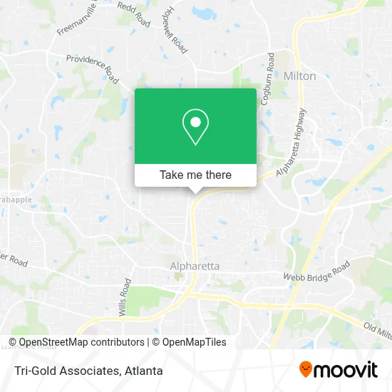 Tri-Gold Associates map