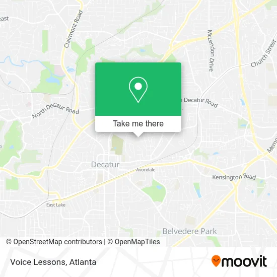 Mapa de Voice Lessons