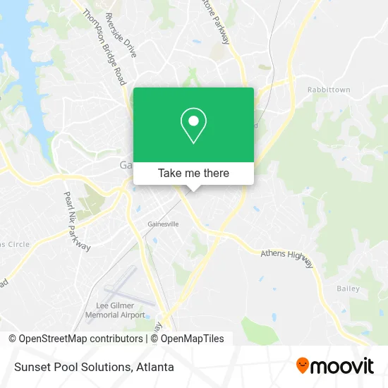 Sunset Pool Solutions map