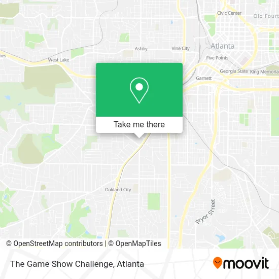 The Game Show Challenge map