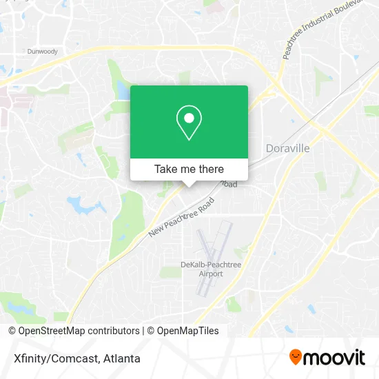Xfinity/Comcast map