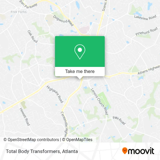 Total Body Transformers map
