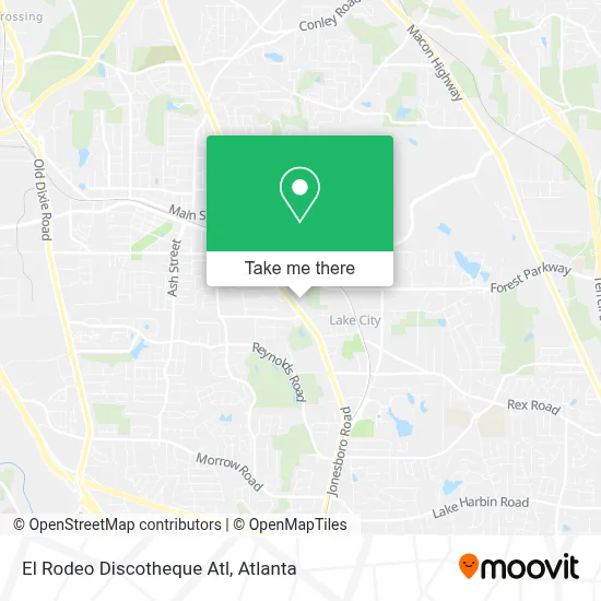 El Rodeo Discotheque Atl map
