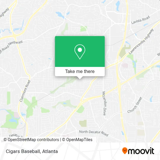 Cigars Baseball map