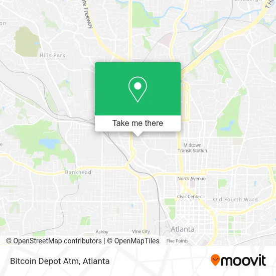 Bitcoin Depot Atm map