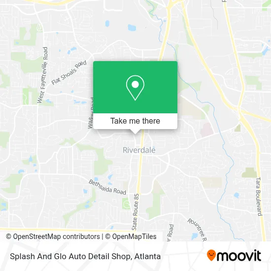 Splash And Glo Auto Detail Shop map