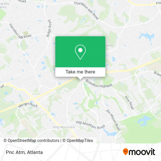 Pnc Atm map