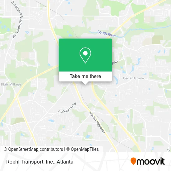 Roehl Transport, Inc. map