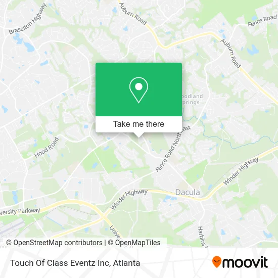 Touch Of Class Eventz Inc map