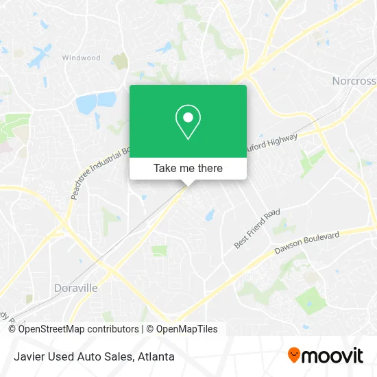 Javier  Used Auto Sales map