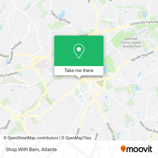 Shop With Bam map