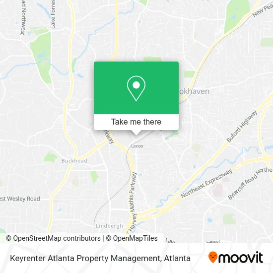 Keyrenter Atlanta Property Management map