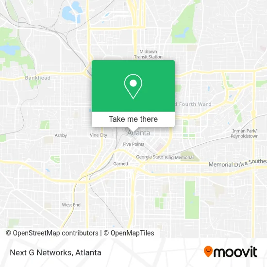Next G Networks map
