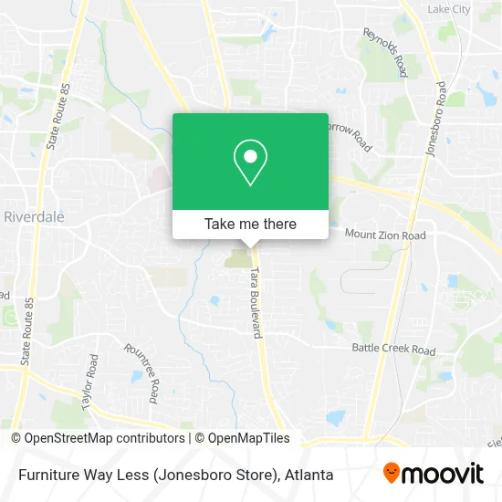 Furniture Way Less (Jonesboro Store) map