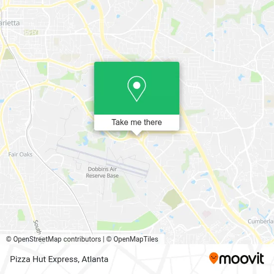Pizza Hut Express map