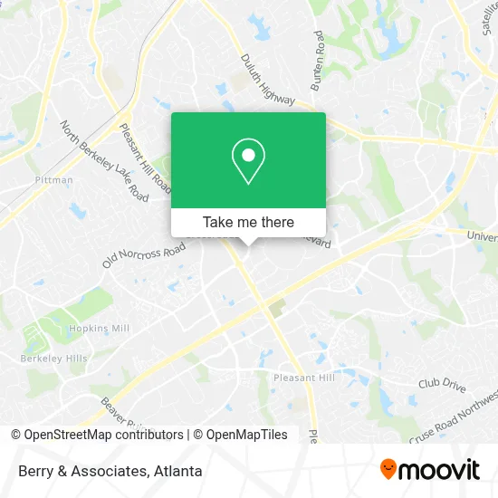 Berry & Associates map