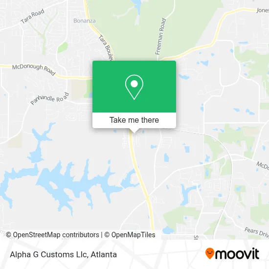 Alpha G Customs Llc map
