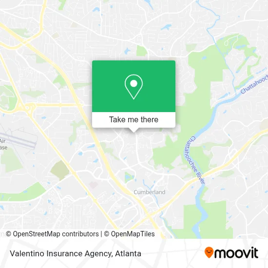 Valentino Insurance Agency map