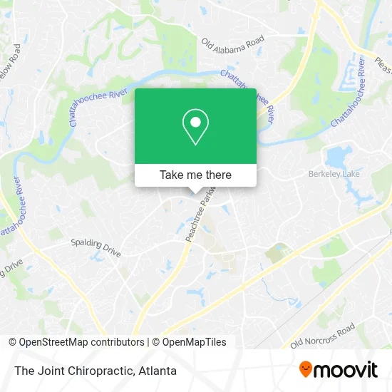 The Joint Chiropractic map