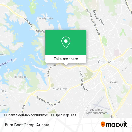 Burn Boot Camp map