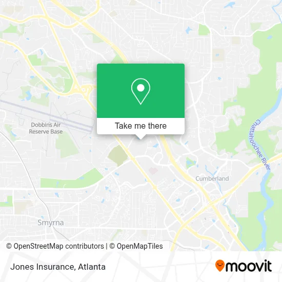 Jones Insurance map