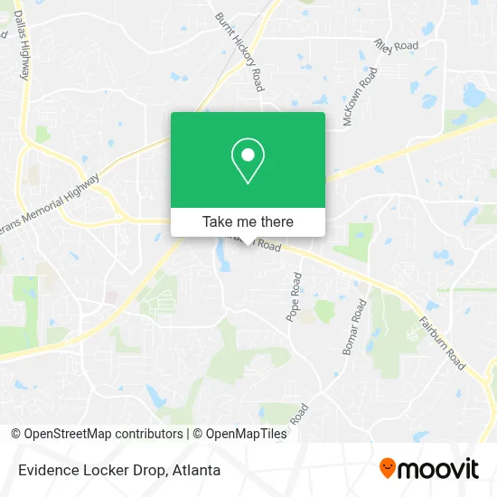 Evidence Locker Drop map