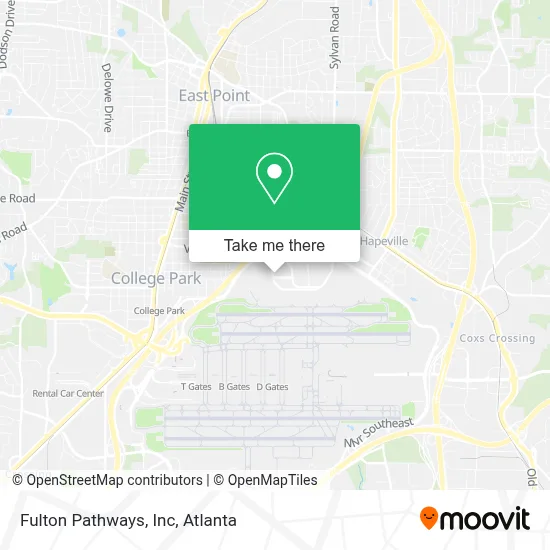 Fulton Pathways, Inc map