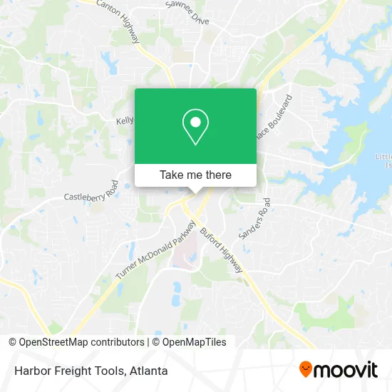 Harbor Freight Tools map