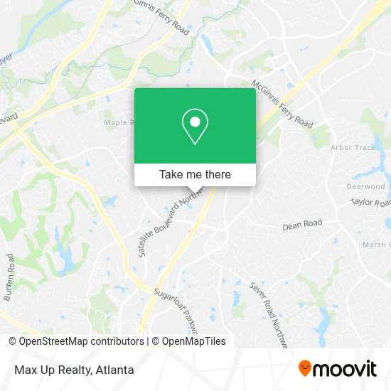 Max Up Realty map