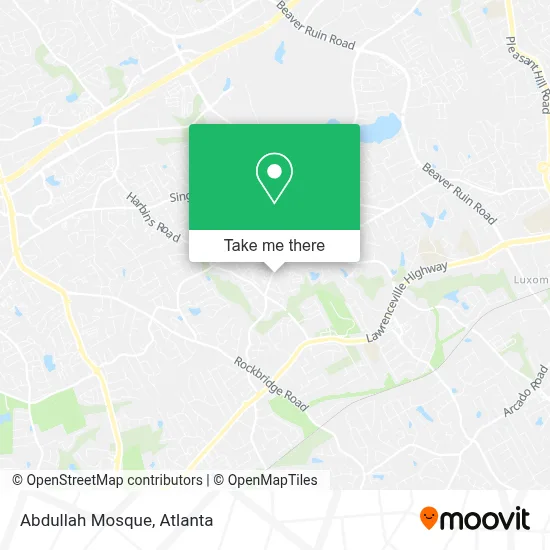 Abdullah Mosque map
